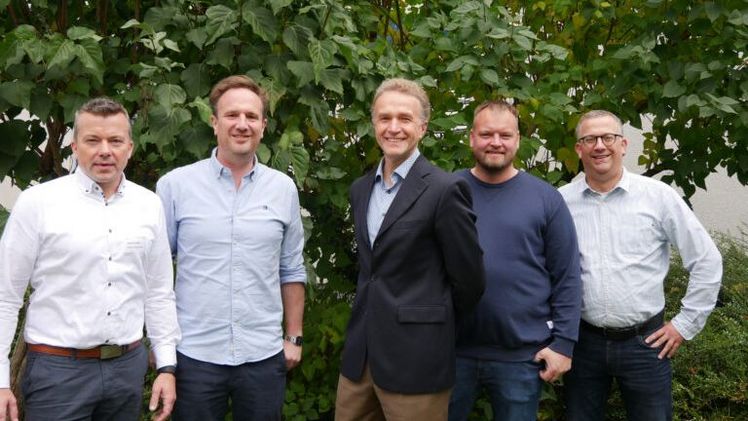 BDC-Vorstand stellt sich neu auf: Andreas Rode, Bernd Böging, Waldemar Schuller, Patrick Deckers und Matthias Surmann v.l.n.r. Bild: BDC.