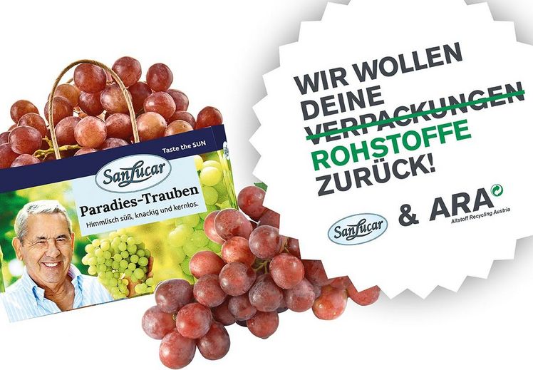 “Wir wollen deine Verpackungen Rohstoffe zurück” ist der Slogan der Kampagne an der SanLucar teilnimmt. Bild: SanLucar.