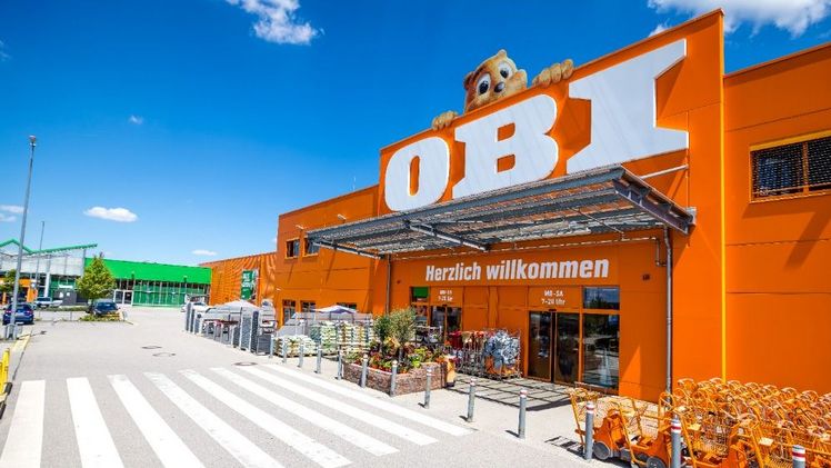 Außenansicht eines OBI Marktes. Bild: OBI