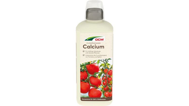 Schnell wirksame organische Dünger-Suspension unterstützt die Calciumversorgung von Obst-, Gemüse- und Zierpflanzen. Bild: Deutsche CUXIN Marketing GmbH.