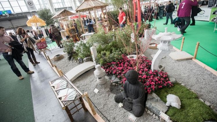Die Gartenhalle auf der B.I.G 2018. Bild: Fachausstellungen Heckmann.