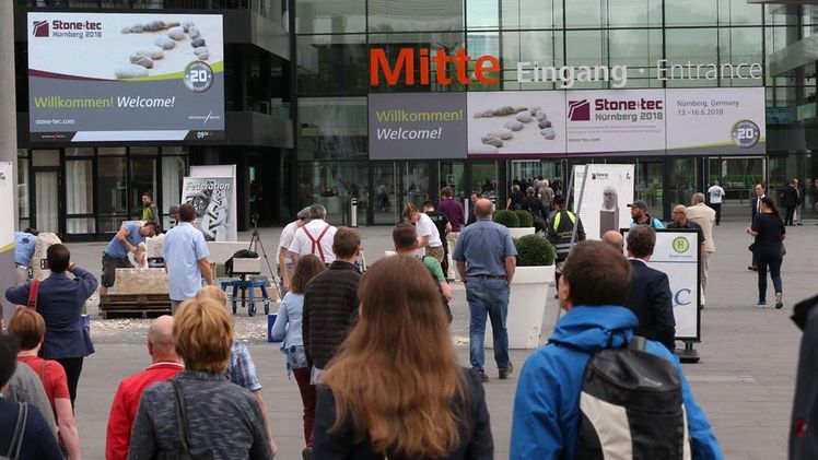 to Der Nachwuchswettbewerb auf dem Messevorplatz der Stone+tec stimmte die Fachbesucher ein. Bild: Stone+tec.