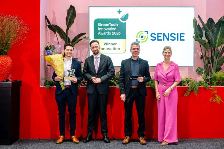 Der GreenTech Innovation Award geht an Sensie (Belgien). Bild: Martijn van Leeuwen, © Photo by Fitchd.