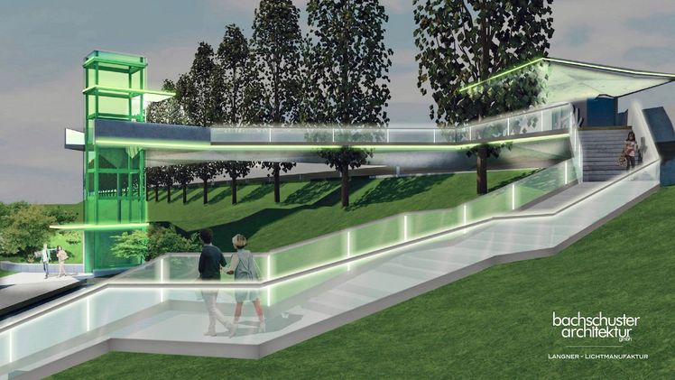 Westpark Anbindung an die Landesgartenschau Ingolstadt 2020. Bild: EDEKA.