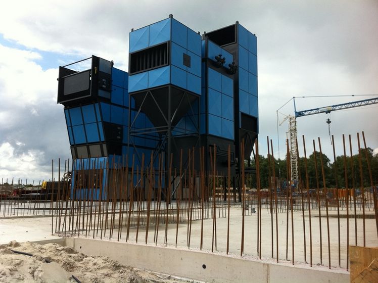 Bau des Kraftwerkes in Wiesmoor schreitet voran (Foto: Dehne Topfpflanzen)