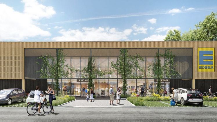 Zukunftsweisende und nachhaltige Konzepte in sämtlichen Bereichen des Neubaus. Bild: EDEKA Minden-Hannover.