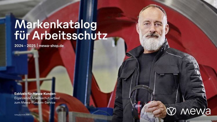 Der Markenkatalog enthält rund 1.250 Artikel für die Arbeit in Werkstatt und Betrieb. Bild: Mewa.