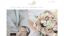 Professionelle Hochzeitspräsentation im Web. Bild: ALZURA FLOWERS.
