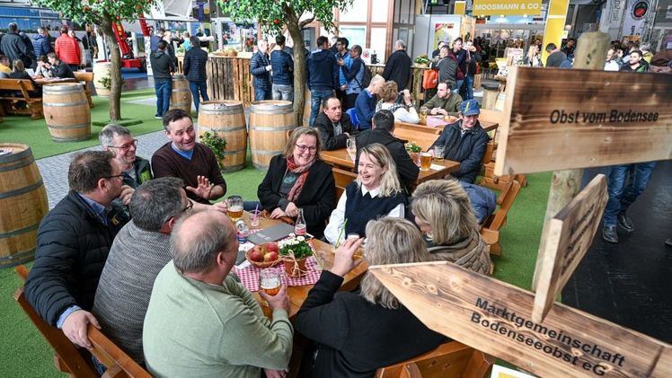 Die Fruchtwelt Bodensee bietet in Januar 2023 eine Plattform für den persönlichen Austausch. Bild: Fruchtwelt Bodensee. 