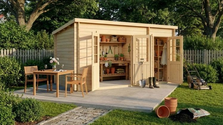 Gartenhaus.com ist Europas führender Online-Anbieter für Gartenhäuser, Saunen, Carports und individuelle Outdoor-Projekte. Bild: © Gartenhaus.com.