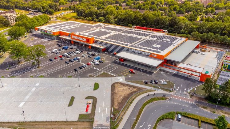 Der neue Hornbach Bau- und Gartenmarkt in Apeldoorn. Bild: Hornbach.