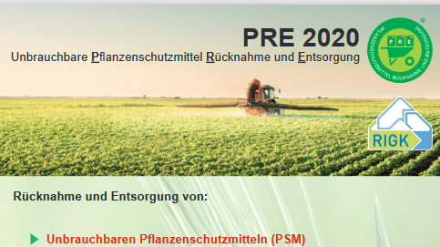 PRE wurde im Jahr 2013 vom Industrieverband Agrar e. V. (IVA) im Rahmen der Nachhaltigkeitsinitiativen der deutschen Pflanzenschutz-Industrie ins Leben gerufen. Bild: PRE.