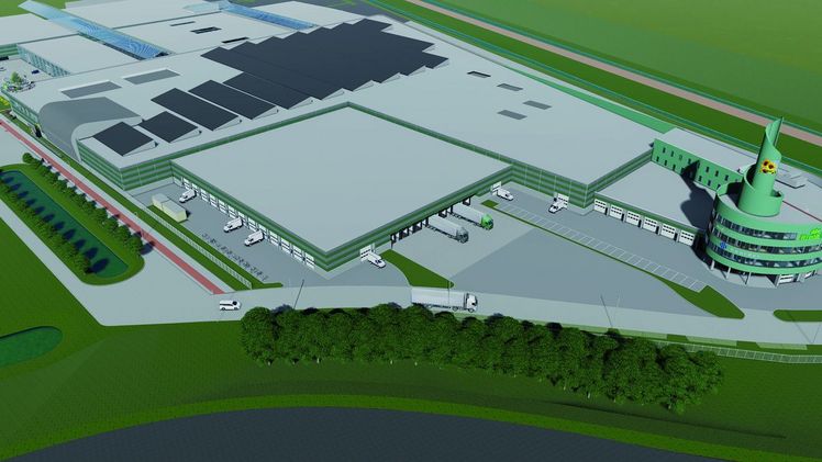 Das 6.250 m2 große Verarbeitungszentrum umfasst sieben zusätzliche Versorgungsdocks und einen großen Versandbereich. Bild: Plantion.