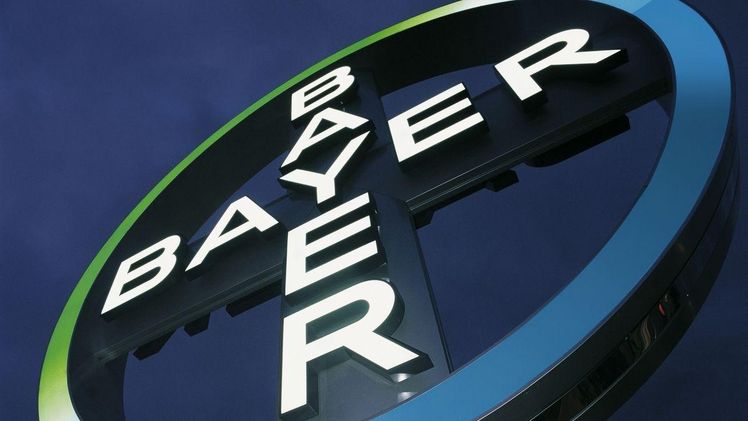 Eines der bekanntesten Markenzeichen - das Bayer-Kreuz. Foto: Bayer AG.