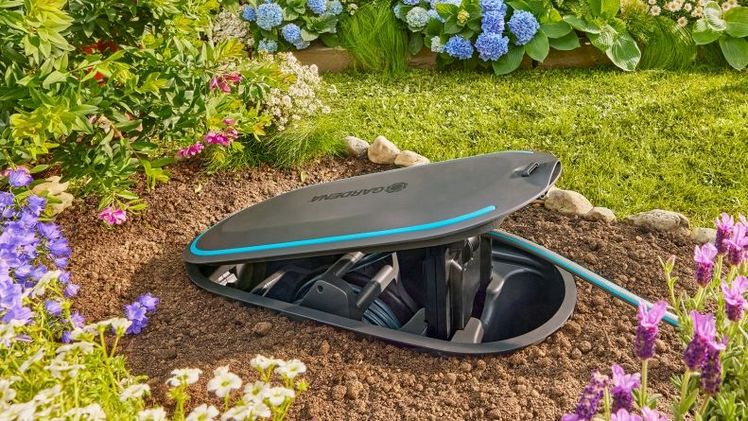 Gardena Schlauchbox Bodenmontage