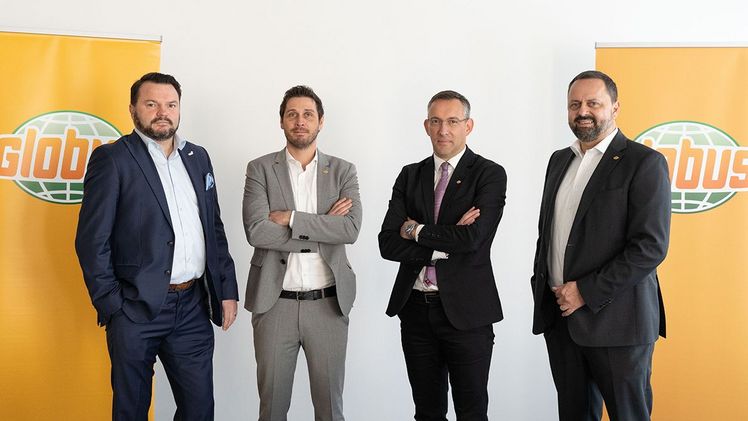 Globus präsentierte die Geschäftsjahreszahlen 2020/21 vor den anwesenden Journalisten. Bild: Globus-Gruppe.