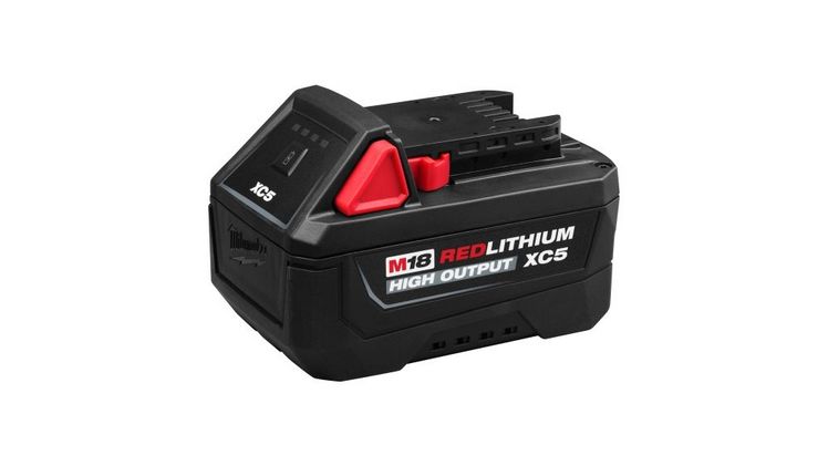 Der M18 HIGH OUTPUT XC5-Akku verbindet hohe Leistung mit optimiertem Wärmemanagement und robuster Konstruktion. Bild: Milwaukee.
