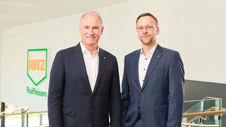 Christoph Kempkes (Vorsitzender des Vorstandes der RWZ) und Michael Göthner (Mitglied des Vorstandes der RWZ). Bild: RWZ.
