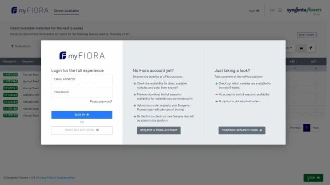 myFiora ist eine einfache und leistungsstarke Online-Plattform im Dienste der Gärtner. Bild: Syngenta. 