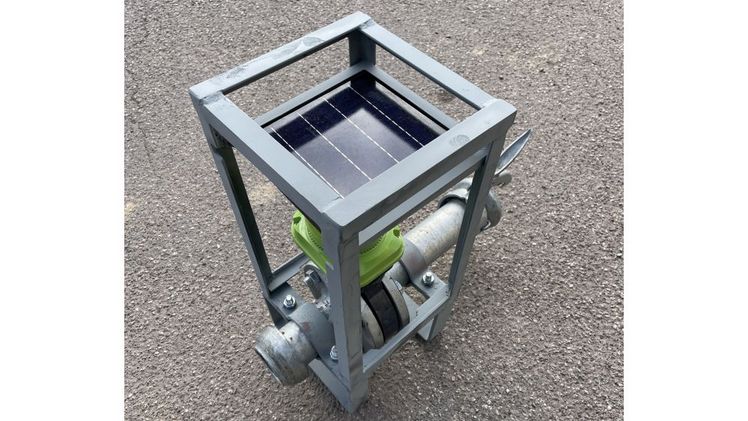 Die RiverBox mit Schutzbox. Bild: RiverBox.