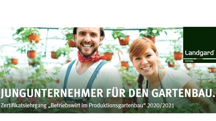 Mit dem Zertifikatslehrgang „Betriebswirt im Produktionsgartenbau“ fördert die Landgard Stiftung gezielt Nachwuchskräfte des Gartenbaus. Bild: Landgard.
