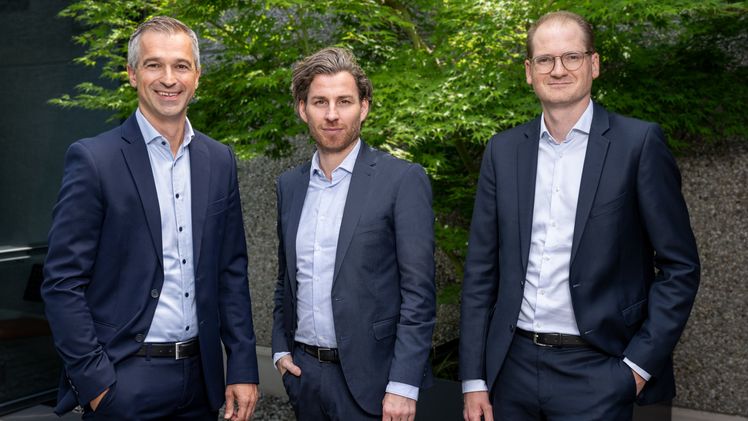 Jürgen Öllinger, Brian Beck, Florian Klein. Bild: © REWE/Robert Harson.