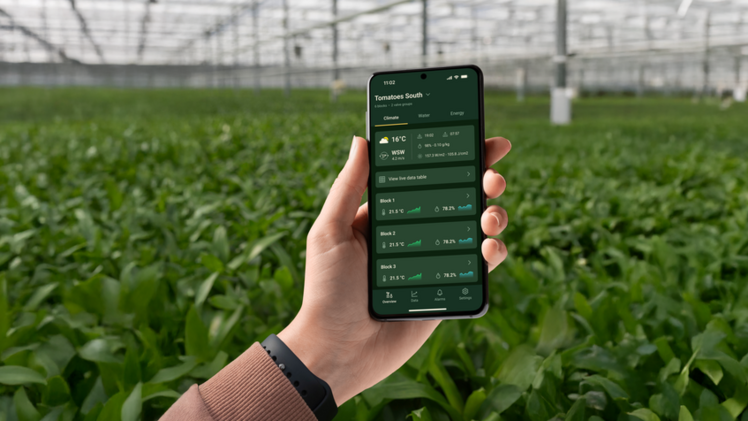 Hortimax Plus Mobile App. Bild: Ridder.