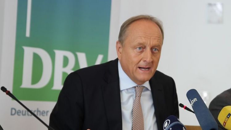 Das Präsidium des Deutschen Bauernverbandes, hier Präsident Rukwied, kritisiert die Kürzung des EU-Agrarhaushaltes. Bild: DBV.