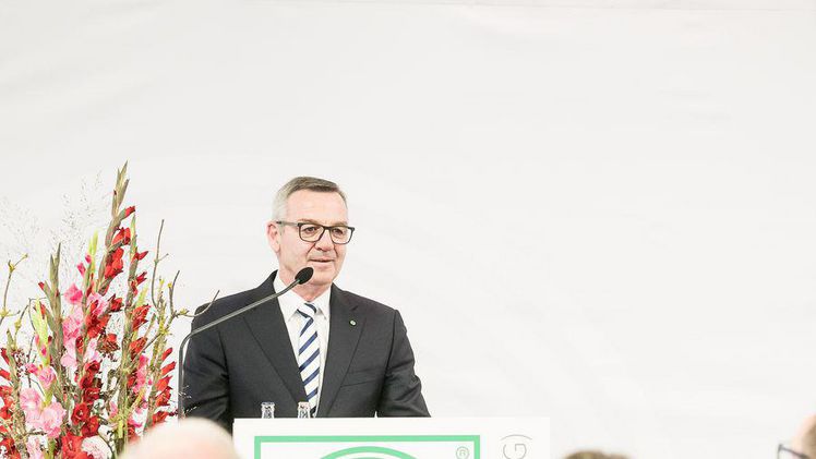ZVG-Präsident Jürgen Mertz zog auf der öffentlichen Mitgliederversammlung des Zentralverbandes Bilanz zur aktuellen Situation der Branche. Foto ZVG/ Thomas Rafalzyk.
