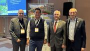 v.l.: Jack Goossens, Leonardo Capitanio, Augusto Solano und Tim Briercliffe. Bild: AIPH.