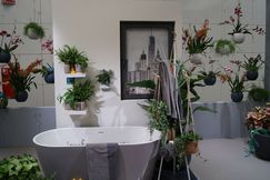 POS Green Solution Island "Naturnahes Wohnen - Indoor Living". Bild: GABOT.