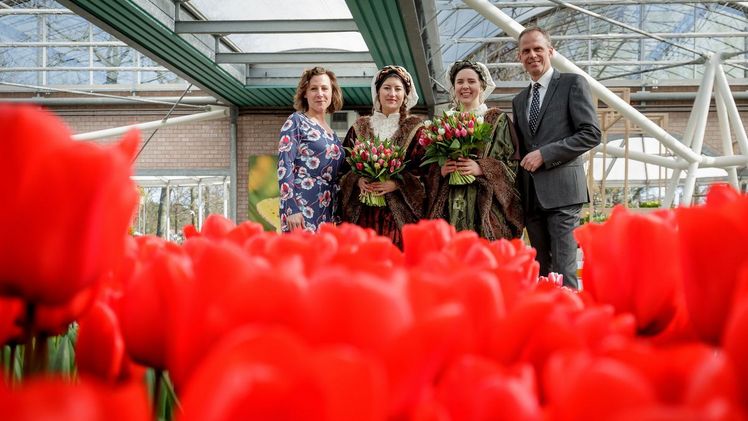 Blumenromantik bei der Öffnung Keukenhof 2018. Bild: Keukenhof Holland.