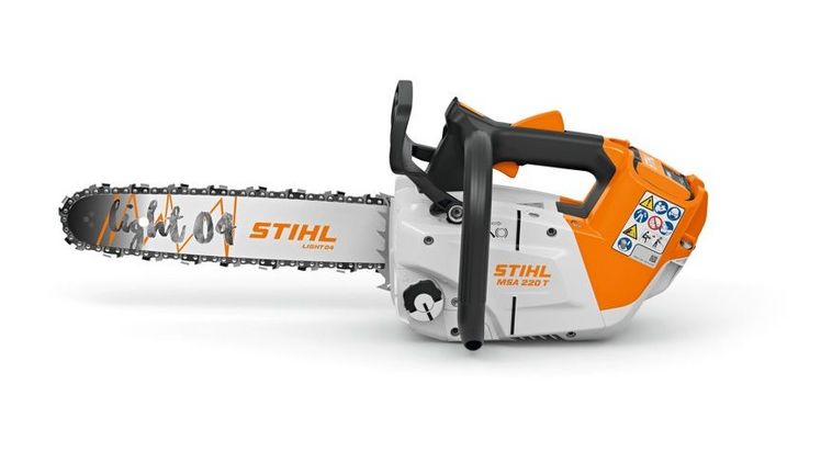 Die Akku-Baumpflegesäge STIHL MSA 220 TC-O zeichnet sich durch ihre kompakten Abmessungen aus. Bild: STIHL.