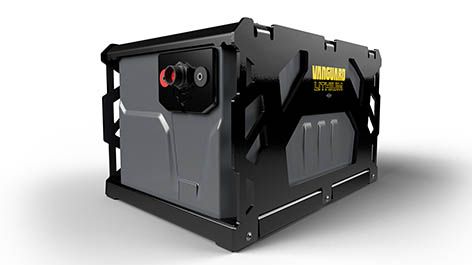 Briggs & Stratton baut sein Akku-Portfolio mit einem 10 kWh-Energiespeicher für die kommerziellen Verwendung weiter aus. Bild: Briggs & Stratton / Vanguard.