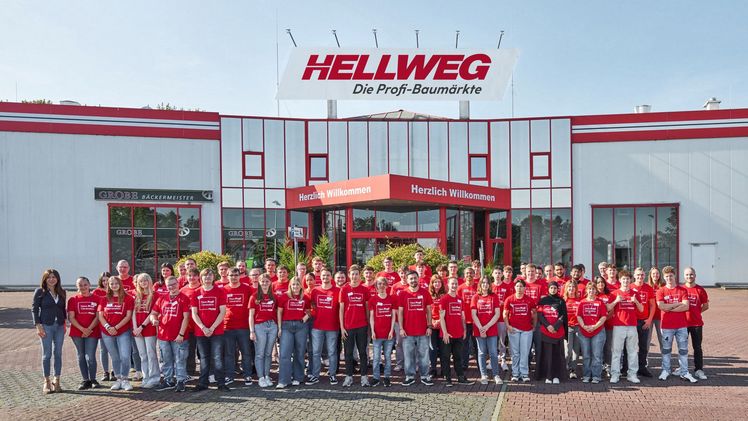 Ausbildungsstart 2024 bei HELLWEG. Bild: HELLWEG.