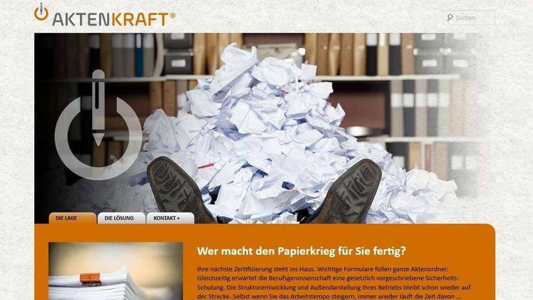 Das Unternehmen Aktenkraft aus Geldern (Niederrhein) bietet Unterstützung in den Bereichen Fachkraft für Arbeitssicherheit, Zertifizierungen nach GlobalG.A.P. und MPS sowie bei Strukturentwicklung und Außendarstellung.