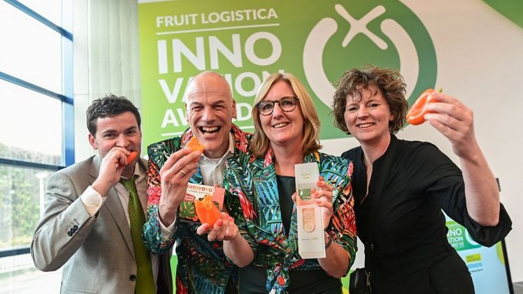 "Tatayoyo"-Paprika gewinnt FRUIT LOGISTICA Innovation Award 2023. Bild: © Messe Berlin GmbH.