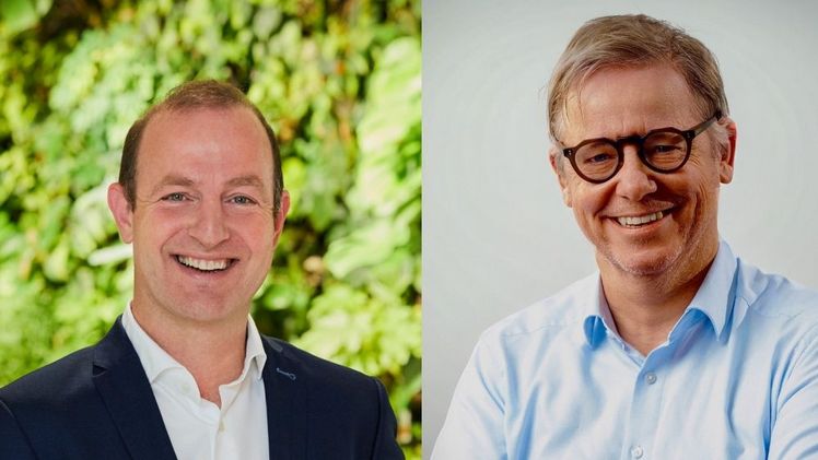 David van Mechelen (links) und Hendrik Jan Roel (rechts). Bild: Royal FloraHolland.