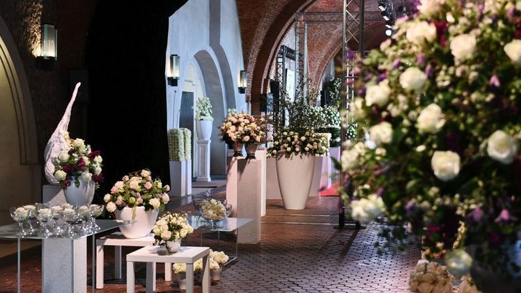 Jede der Arkaden hat eine andere Botschaft, präsentiert einen anderen Blick auf den Garten, Blumen und Kunst. Bild: ROYAL FLOWER EXHIBITION.