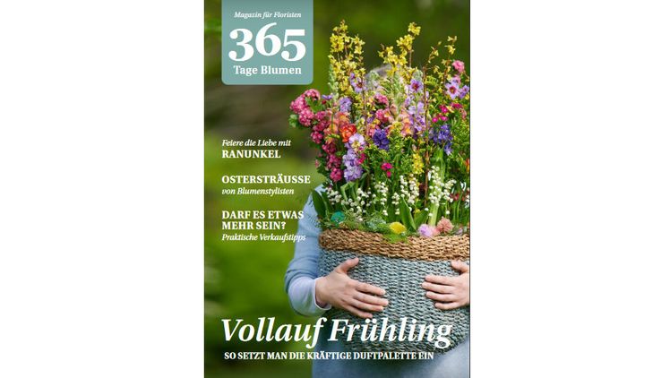 Das neue Magazin "365 Tage Blumen". Bild: FDF.