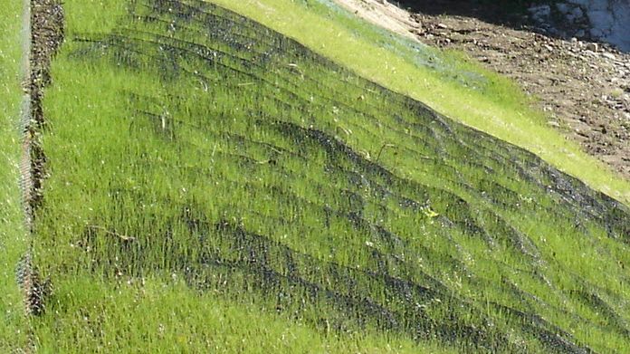 3D Armour Erosionsschutzmatte. Bild: TURFQUICK AB.