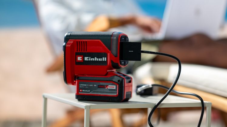 Die Einhell Akku-Energiestation TE-ES 18/150/1 Li-C. Bild: Einhell.
