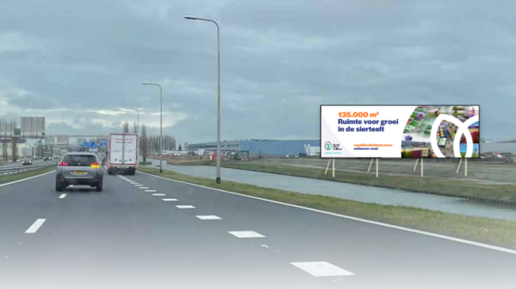 Für den weiteren Bau und die Entwicklung von Aalsmeer-Oost hat Royal FloraHolland grünes Licht bekommen. Bild: RFH.