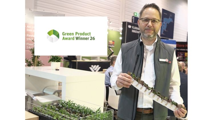 RCS® 2.0 ist ein System zur Bewurzelung von Stecklingen für den professionellen Gartenbau und verwandte Branchen. Es ersetzt herkömmliche Kultursubstrate wie Torf durch kompakte, biologisch abbaubare Beutel aus Zellulosepapier, in denen die Stecklinge bewurzelt und versandt werden. Bild: Selecta one.