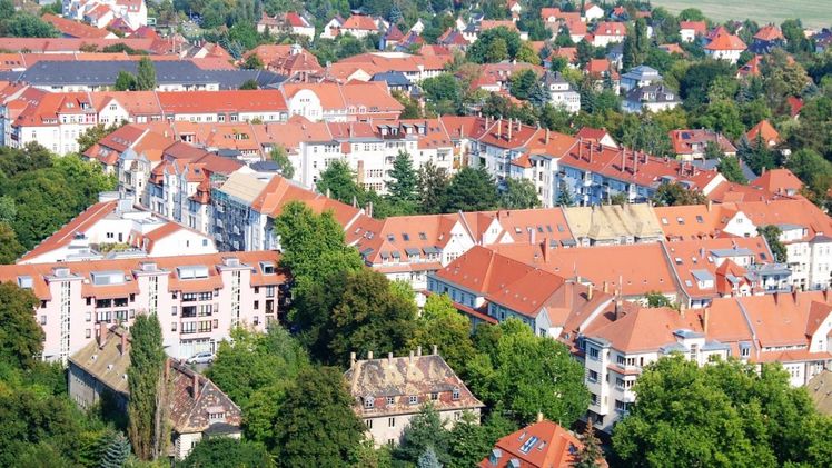 Alle bepflanzten Bereiche einer Stadt bilden zusammen die Grüne Infrastruktur. Dazu zählen große Parks und Schlossgärten ebenso wie Alleen, Straßenbegleitgrün, Kreisverkehre, Spielplätze, Friedhöfe, aber auch Gärten und Vorgärten. Foto: BGL.