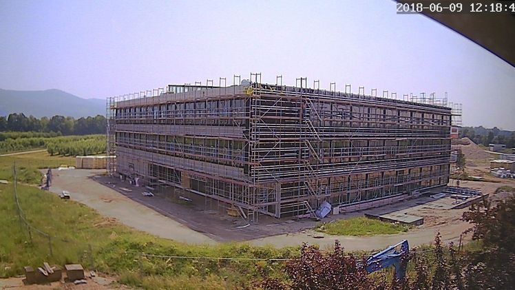 Am 5. Juni 2018 wurde Richtfest beim Neubau des Büro- und Laborgebäudes für Julius Kühn-Institut gefeiert. Bild: JKI.