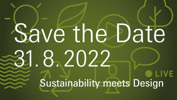 Online-Event "Sustainability meets Design". Bild: Messe Frankfurt.
