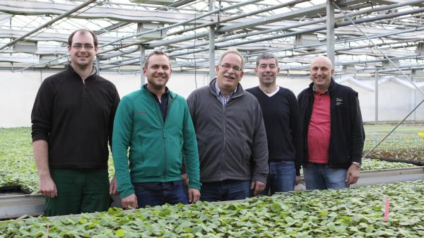 Das Lubera Edibles Team: Frederik Vollert, Robert Maierhofer, Markus Kobelt, Rupert Mayer und Robert Eisoldt (v.l.n.r.). Bild: Lubera. 