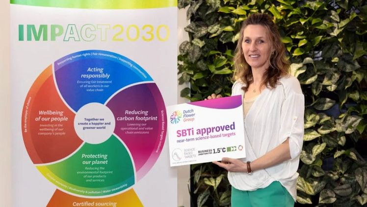 Marjon van Diepen, Projektleiterin Nachhaltigkeit bei der Dutch Flower Group. Bild: Dutch Flower Group.