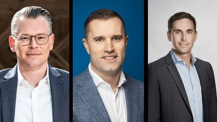 v.l.n.r. Torsten Friedrich, Nicholas Pennanen, Alessandro Wolf. Bild: Lidl Schweiz.